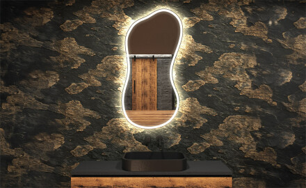 Irregular Mirror LED Lighted decorative design K222