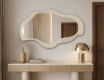 Irregular LED bathroom mirror - Veloura - fluid shape #3