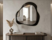 Minimalist bathroom mirror – Élya – drop shape