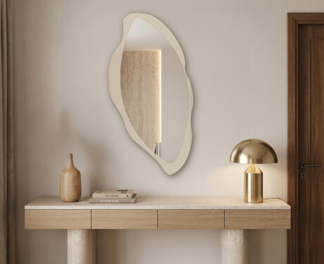 Organic LED bathroom mirror - Flévia - dynamic shape #3
