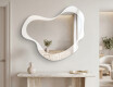 Organic irregular LED bathroom mirror - Nuvelle - modern design #2