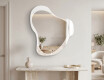 Organic irregular LED bathroom mirror - Silvaré - slim line #2