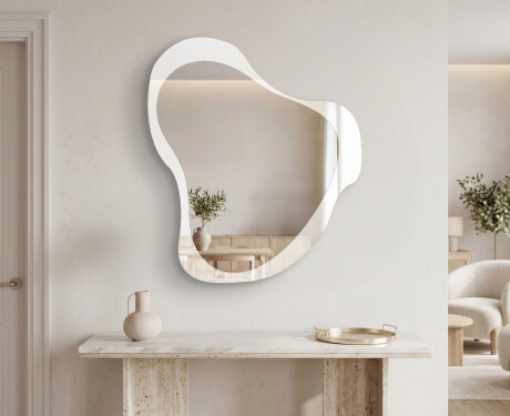 Organic irregular LED bathroom mirror - Silvaré - slim line #2