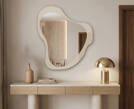 Organic irregular LED bathroom mirror - Silvaré - slim line #3