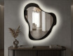 Organic irregular LED bathroom mirror - Silvaré - slim line #4