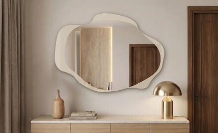 Organic LED bathroom mirror - Oréa - compact form
