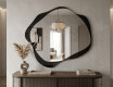 Organic irregular LED bathroom mirror – Lumaire – soft line