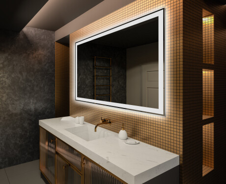 Designer Backlit LED Bathroom Mirror L01