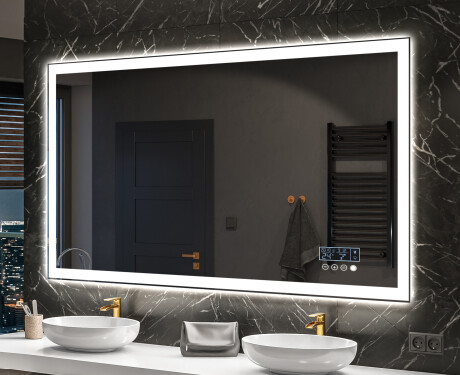 Designer Backlit LED Bathroom Mirror L01 #10
