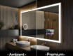 Designer Backlit LED Bathroom Mirror L01