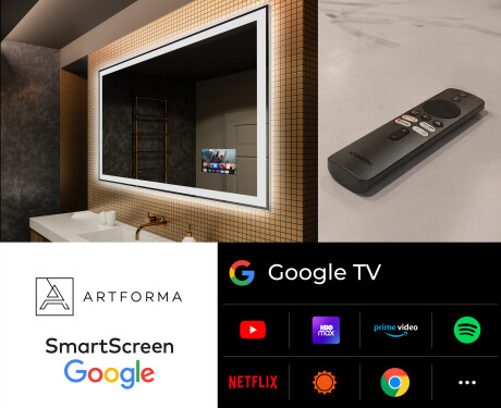 Designer Backlit LED Bathroom Mirror L01 #5