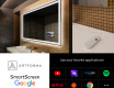 Designer Backlit LED Bathroom Mirror L01 #4