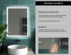 Designer Backlit LED Bathroom Mirror L01 #7