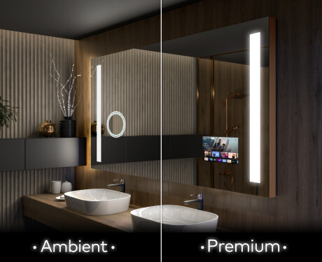 Designer Backlit LED Bathroom Mirror L02