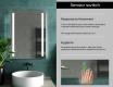 Designer Backlit LED Bathroom Mirror L02 #7