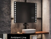 Designer Backlit LED Bathroom Mirror L03 #4