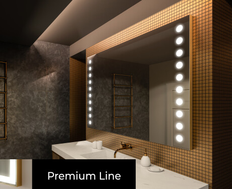 Designer Backlit LED Bathroom Mirror L06 #3