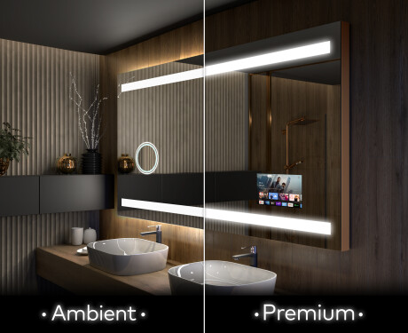 Designer Backlit LED Bathroom Mirror L09