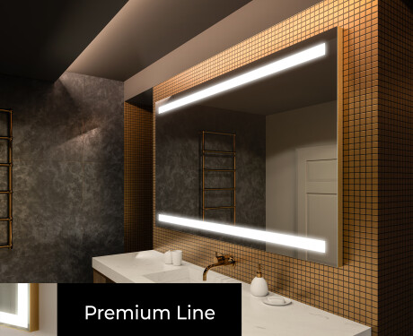 Designer Backlit LED Bathroom Mirror L09 #3
