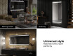 Designer Backlit LED Bathroom Mirror L09 #10