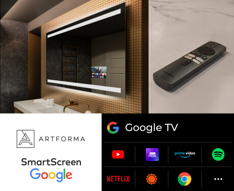 Designer Backlit LED Bathroom Mirror L09 #5