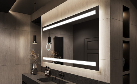 Designer Backlit LED Bathroom Mirror L09