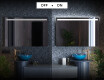 Designer Backlit LED Bathroom Mirror L12 #3