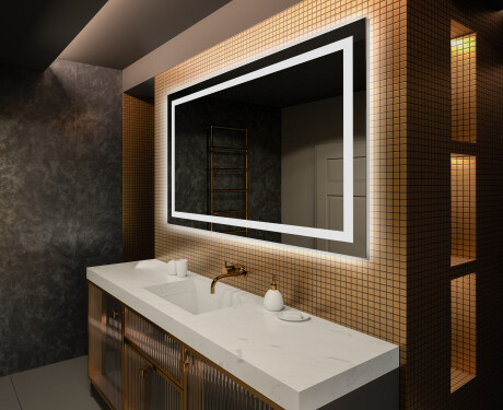 Designer Backlit LED Bathroom Mirror L15