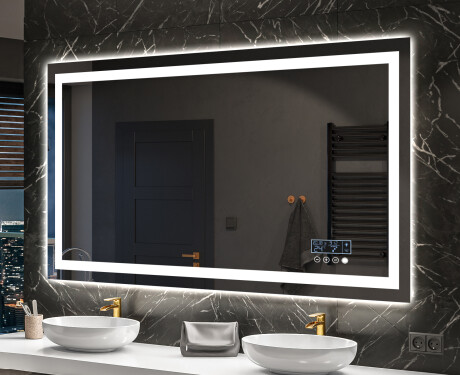 Designer Backlit LED Bathroom Mirror L15 #10