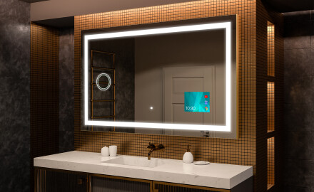 Designer Backlit LED Bathroom Mirror L15