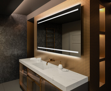 Designer Backlit LED Bathroom Mirror L23