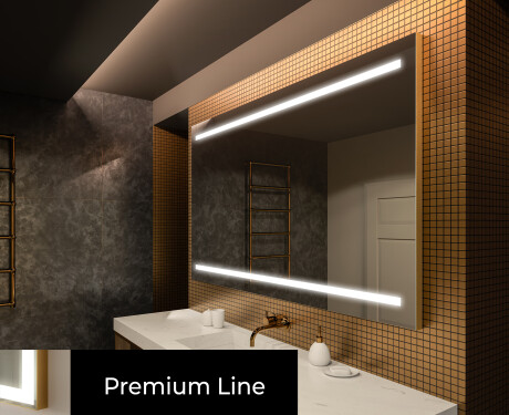 Designer Backlit LED Bathroom Mirror L23 #3