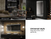 Designer Backlit LED Bathroom Mirror L23 #10