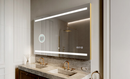 Designer Backlit LED Bathroom Mirror L23