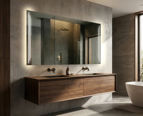Designer Backlit LED Bathroom Mirror L27