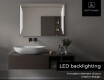 Designer Backlit LED Bathroom Mirror L27 #6