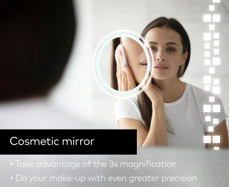 Designer Backlit LED Bathroom Mirror L38 #8