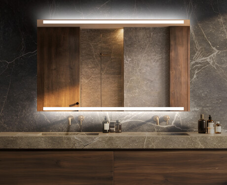 Designer Backlit LED Bathroom Mirror L47