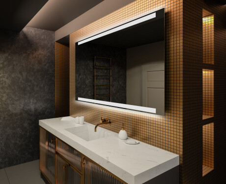 Designer Backlit LED Bathroom Mirror L47