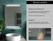 Designer Backlit LED Bathroom Mirror L47 #7