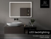 Designer Backlit LED Bathroom Mirror L49 #6