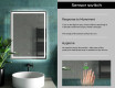 Designer Backlit LED Bathroom Mirror L49 #7