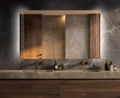 Designer Backlit LED Bathroom Mirror L55