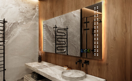 Designer Backlit LED Bathroom Mirror L55