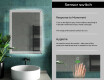 Designer Backlit LED Bathroom Mirror L57 #7