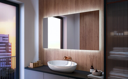 Designer Backlit LED Bathroom Mirror L58