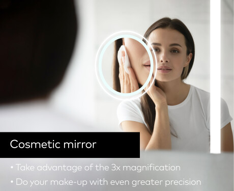 Designer Backlit LED Bathroom Mirror L61 #8