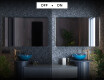 Designer Backlit LED Bathroom Mirror L62 #3