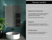 Designer Backlit LED Bathroom Mirror L62 #6