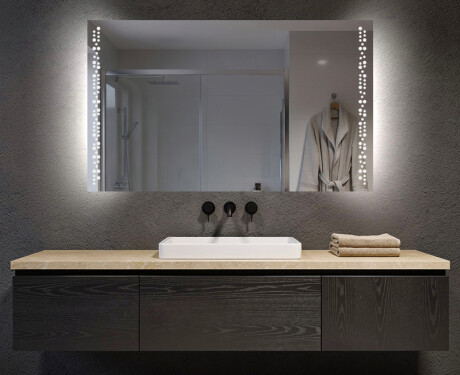 Designer Backlit LED Bathroom Mirror L65